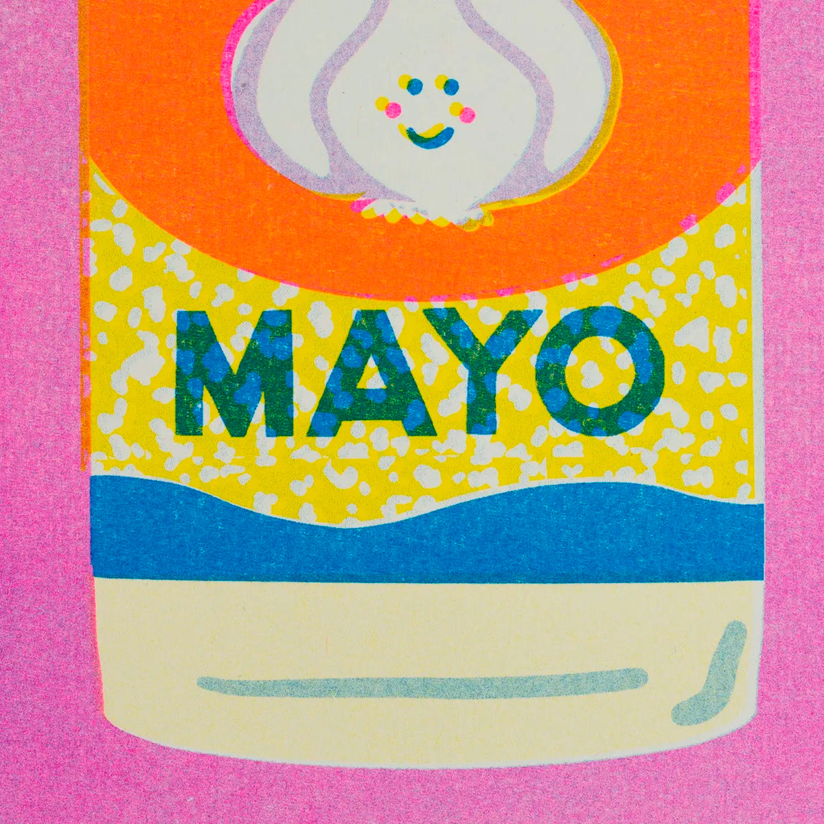 Print de Naomi Wilkinson A4 - "Garlic Mayo" 🧄