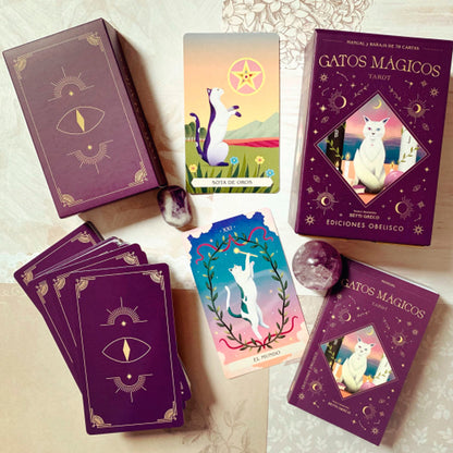 Baraja de Tarot - "Gatos Mágicos" de Betti Greco