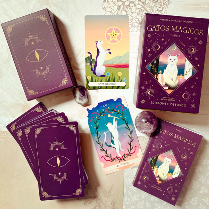 Baraja de Tarot - "Gatos Mágicos" de Betti Greco