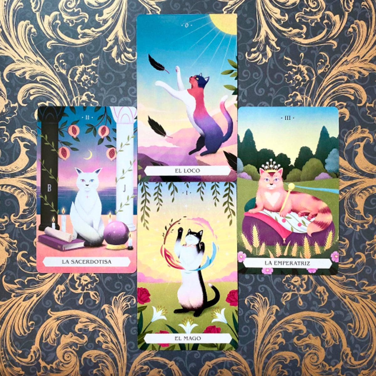 Baraja de Tarot - "Gatos Mágicos" de Betti Greco