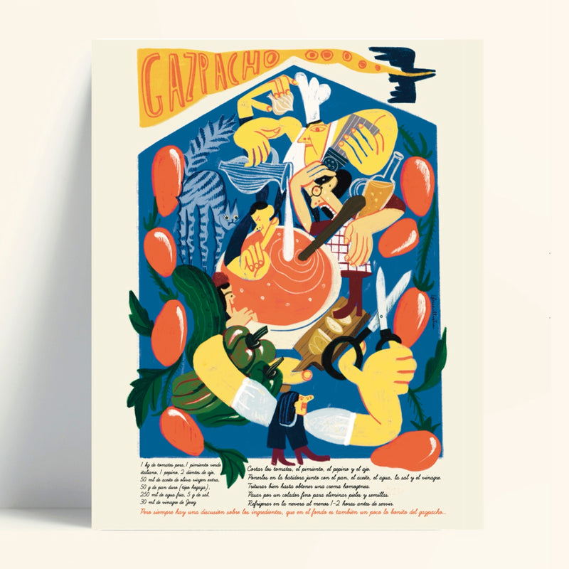 Print de Istriceillustra A5 - "Gazpacho"