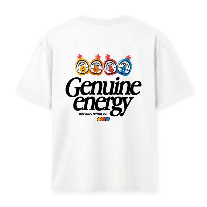 Camiseta Nostalgic Apparel - "Genuine Energy"
