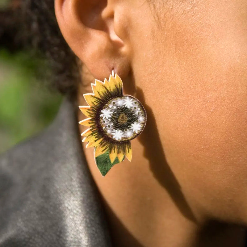 Pendientes Pura Garra - Girasoles 🌻