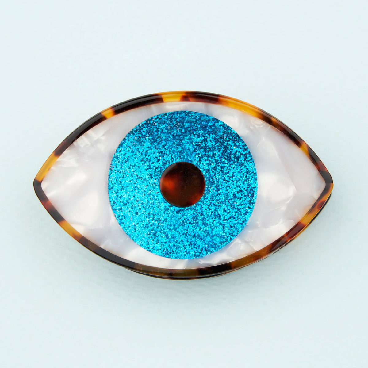Pinza para el pelo - Ojo Glitter