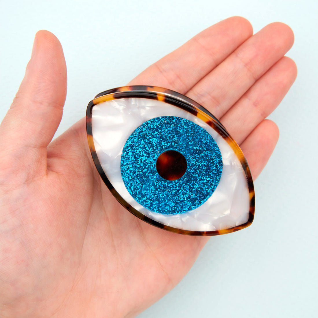 Pinza para el pelo - Ojo Glitter