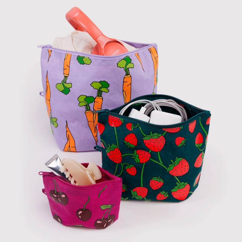 Bolsitas con cremallera Baggu - Carrots & Berries 🥕🍓🍒