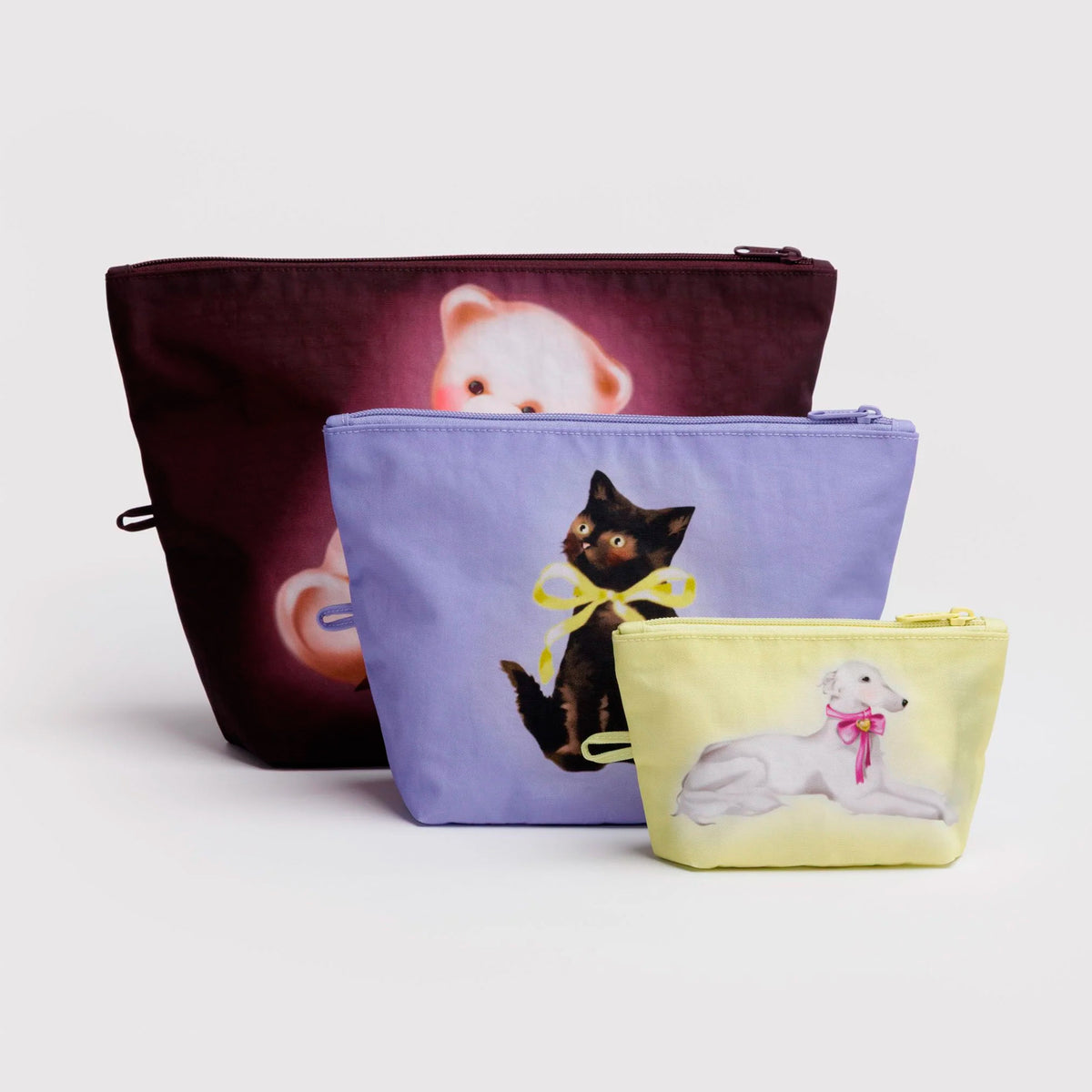 Bolsitas con cremallera Baggu - Fancy Animals 🐱🐶🧸