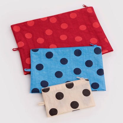 Bolsitas con cremallera Baggu - Polka Dot Mix