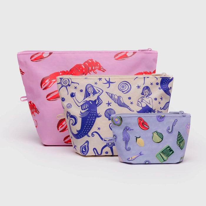 Bolsitas con cremallera Baggu - Sea Creatures 🐚🦞