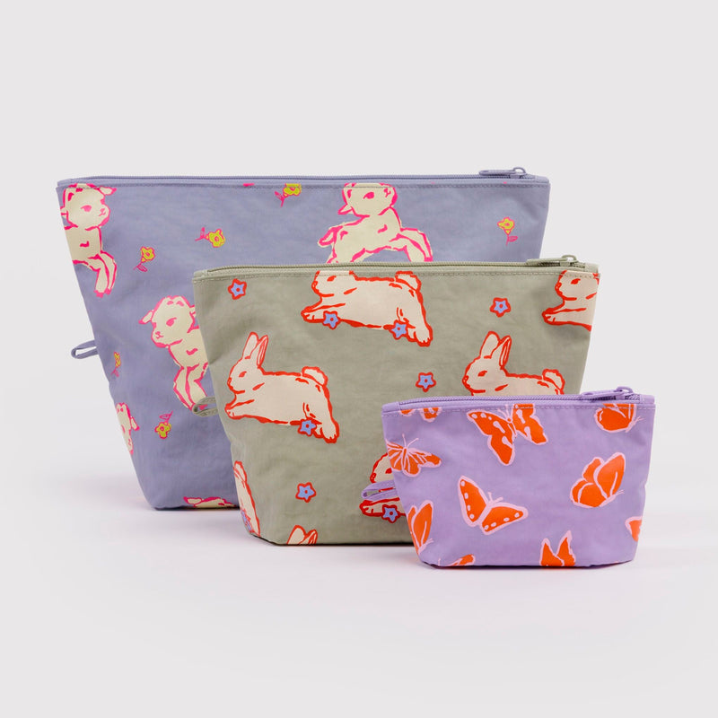 Bolsitas con cremallera Baggu - Spring Animals