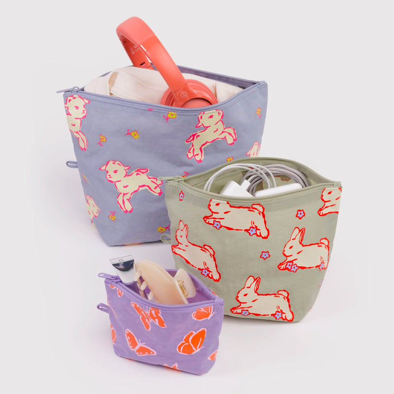 Bolsitas con cremallera Baggu - Spring Animals