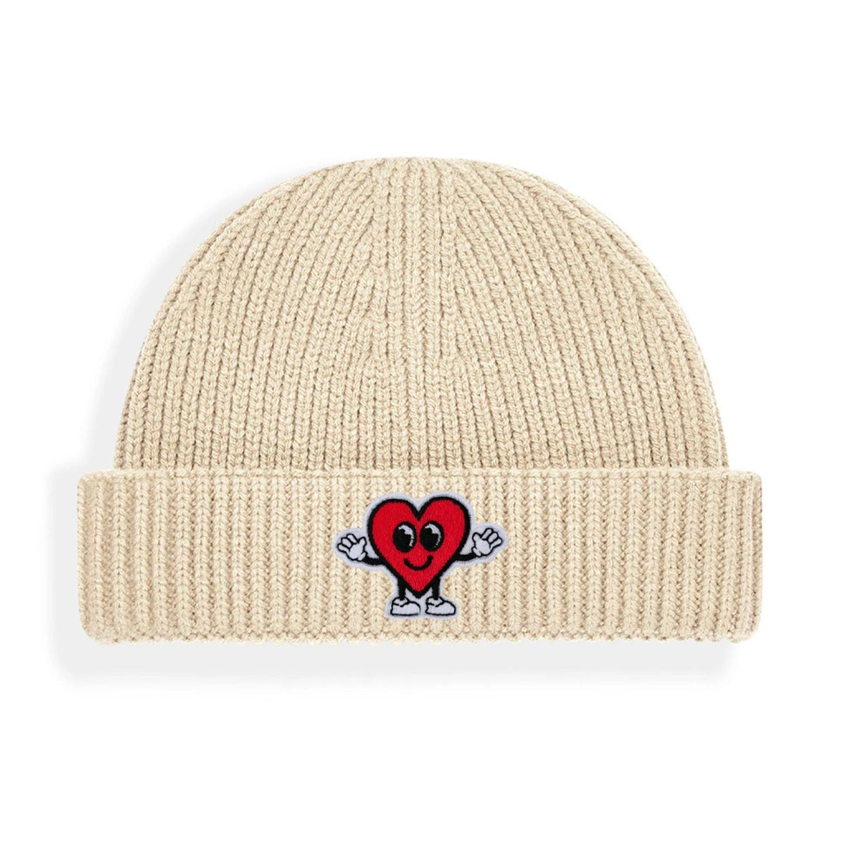 Gorro - "Corazón Contento" Natural 💗