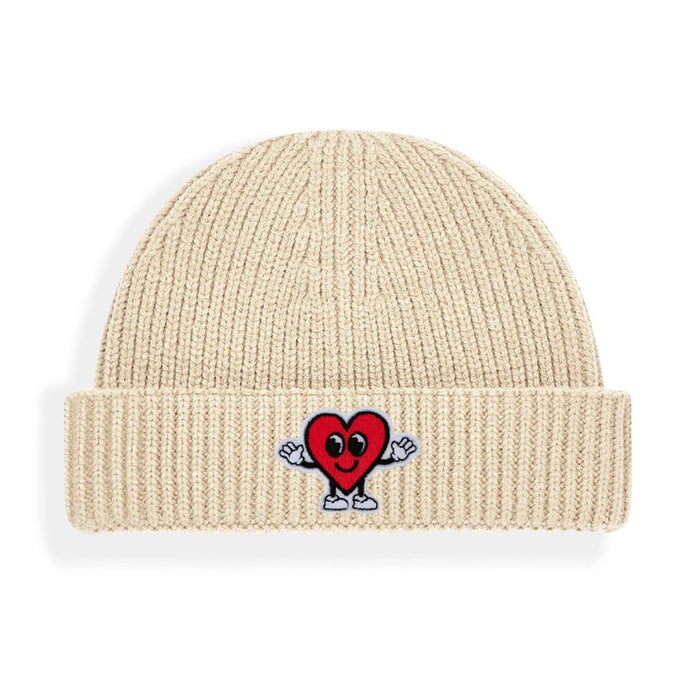 Gorro - "Corazón Contento" Natural 💗