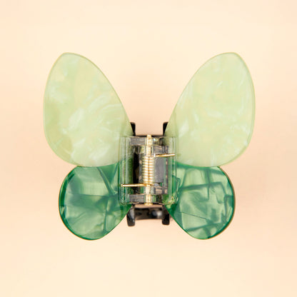 Pinza para el pelo - Mariposa verde
