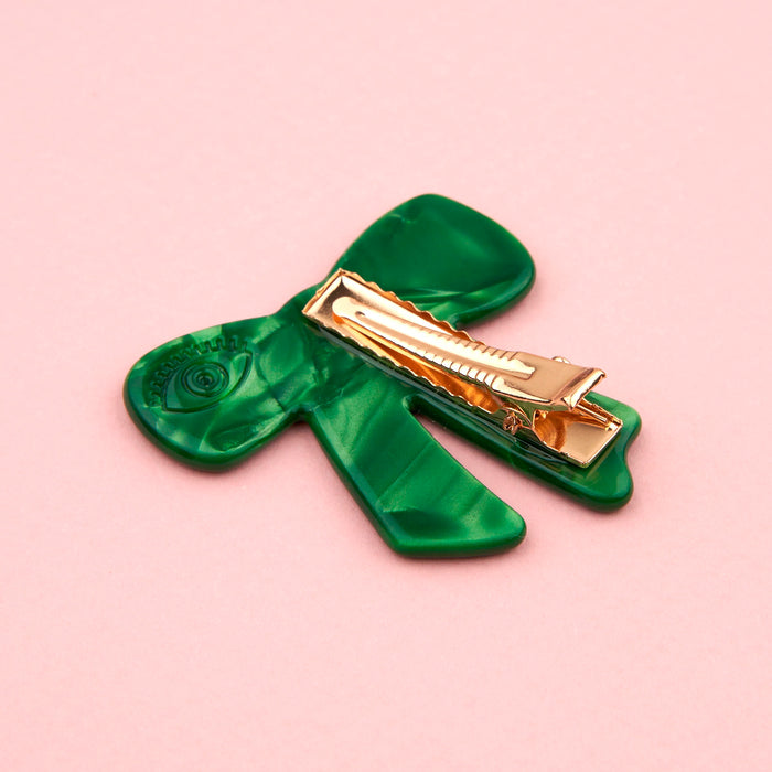 Pasador de pelo - Lazo Verde