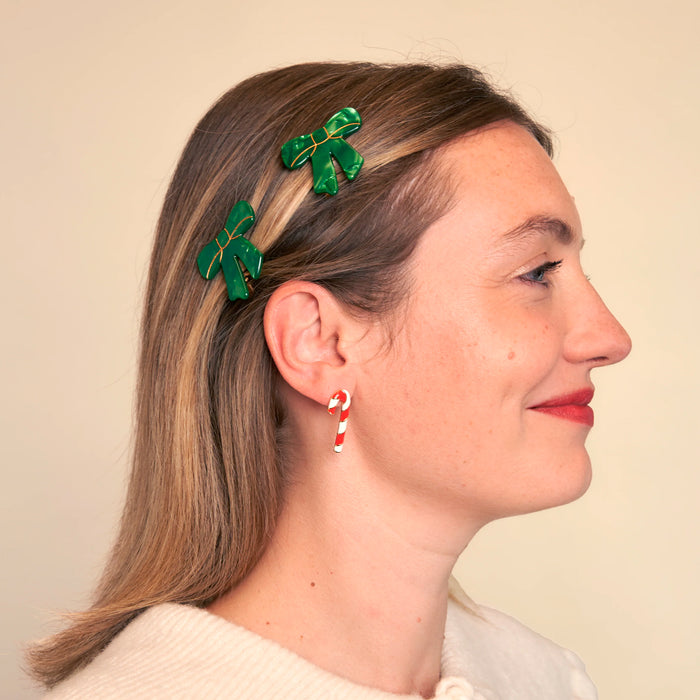 Pasador de pelo - Lazo Verde