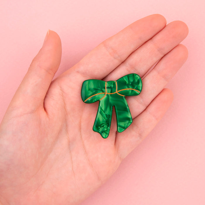 Pasador de pelo - Lazo Verde
