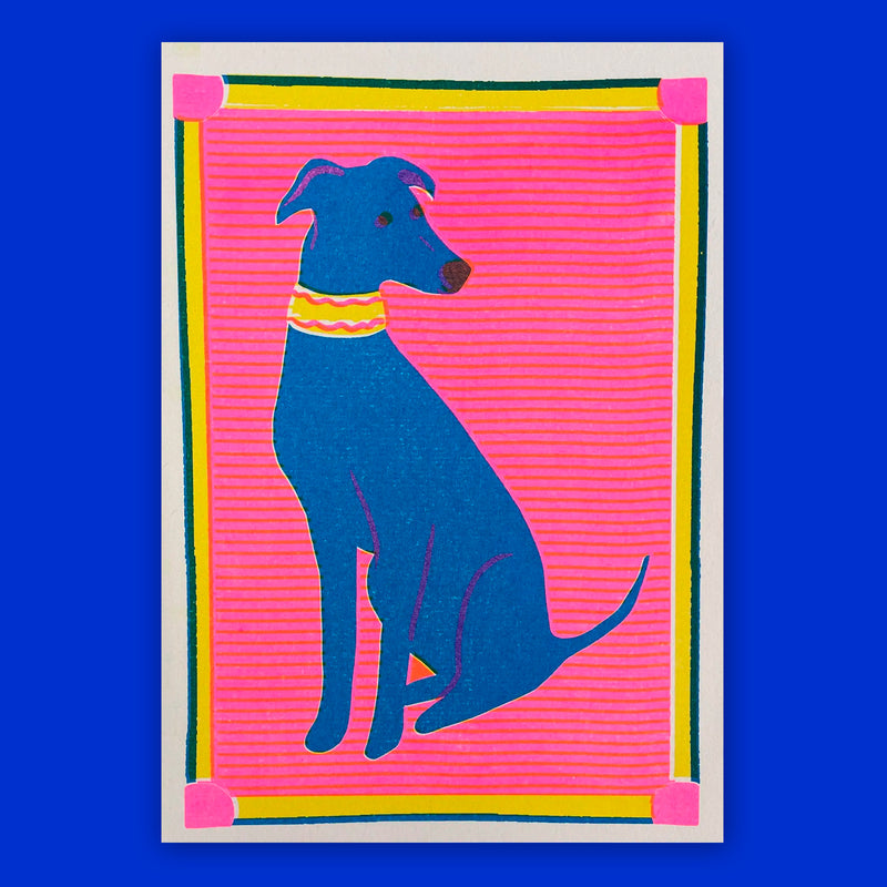 Print de Naomi Wilkinson A5 - "Greyhound"