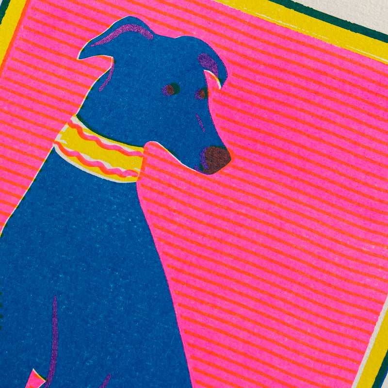 Print de Naomi Wilkinson A5 - "Greyhound"