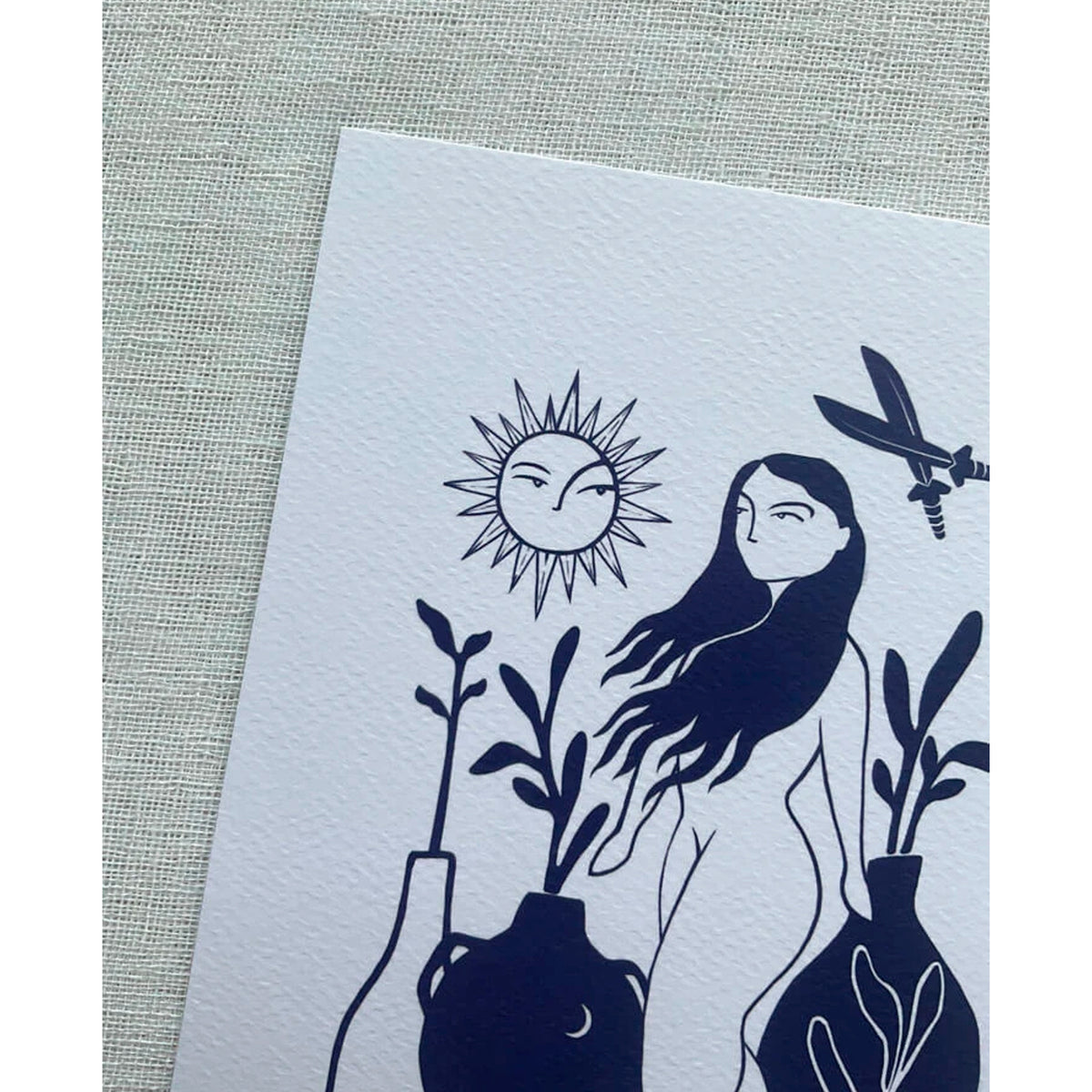 Print de Natalia Fuente A5 - Guerrera