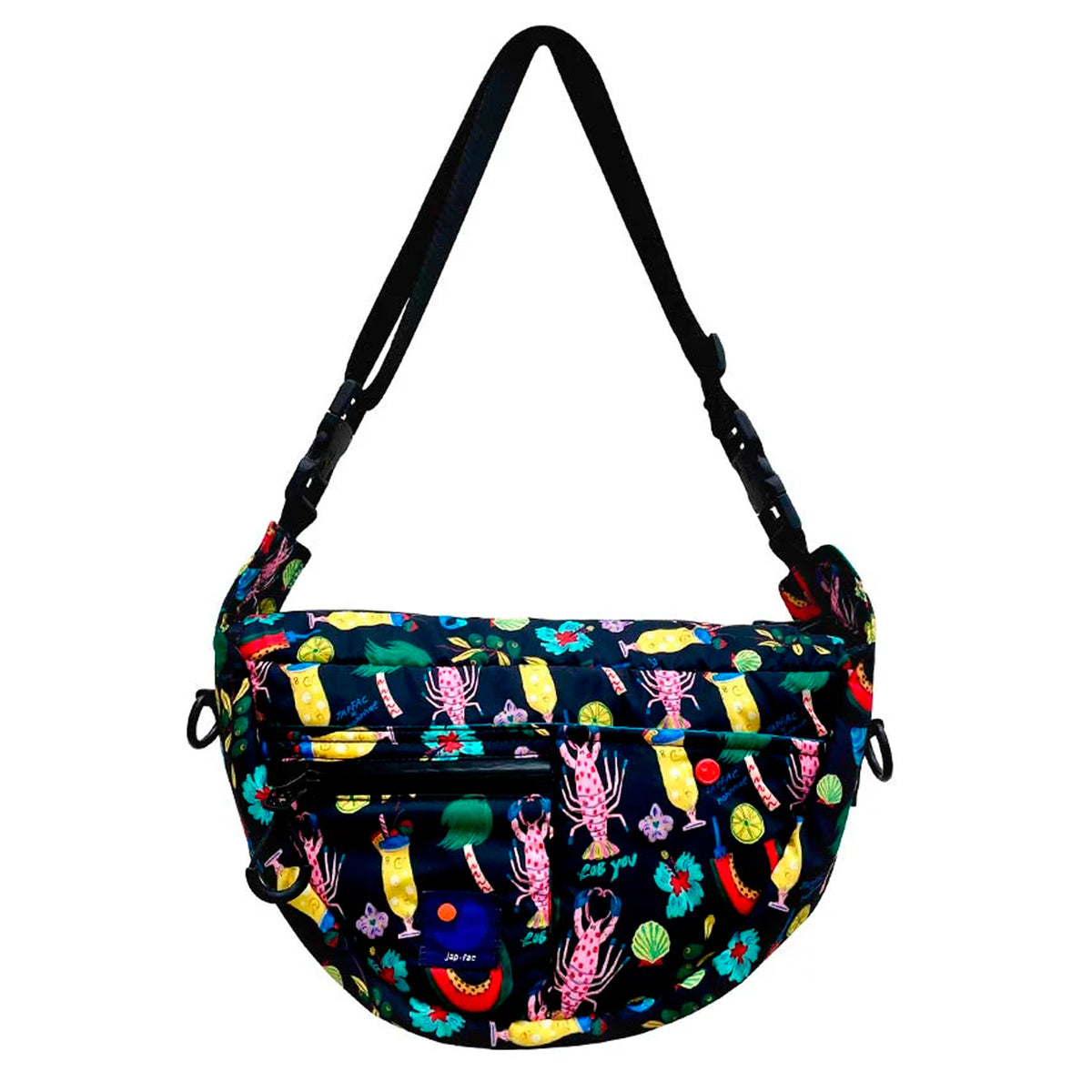 Bolso Japfac - Half Moon Lob U Black 🦞🌴🍸