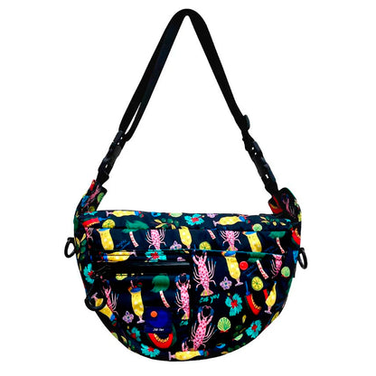 Bolso Japfac - Half Moon Lob U Black 🦞🌴🍸