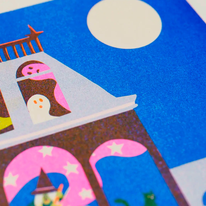 Print de Naomi Wilkinson A3 - "Haunted House"