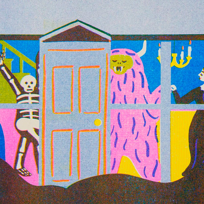 Print de Naomi Wilkinson A3 - "Haunted House"