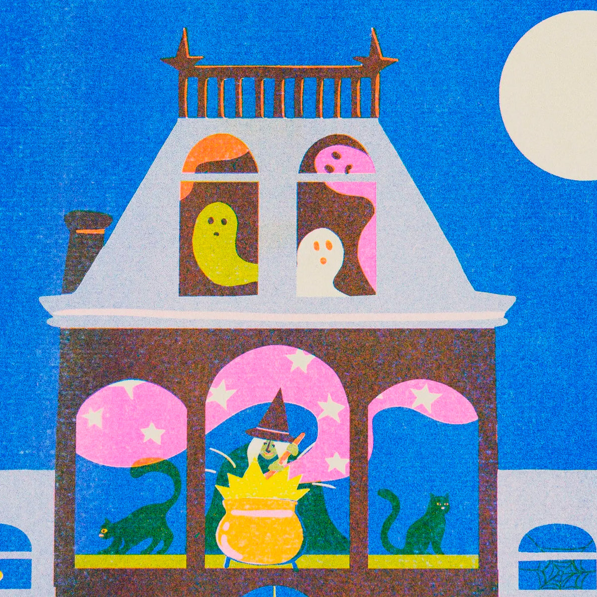 Print de Naomi Wilkinson A3 - "Haunted House"