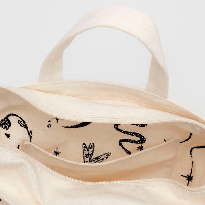 Duck Bag Baggu - Embroidered Ballet Icons