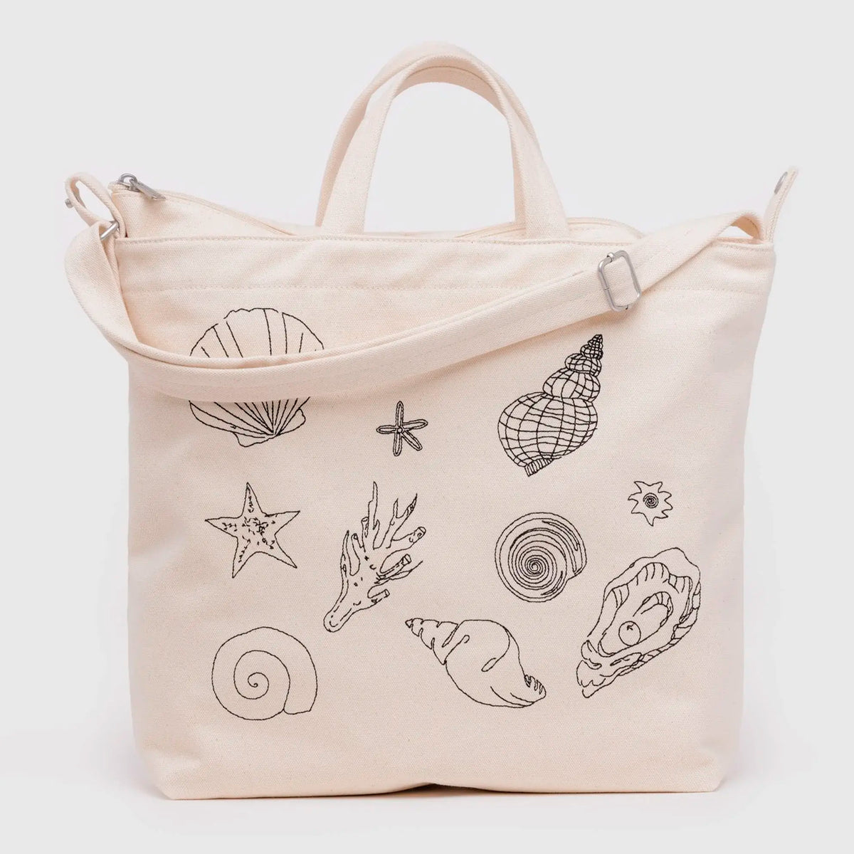 Duck Bag Baggu - Embroidered Shells 🐚