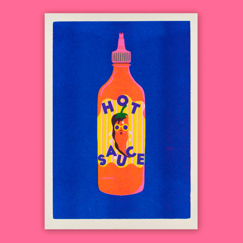 Print de Naomi Wilkinson A4 - "Chilli Sauce" 🌶️