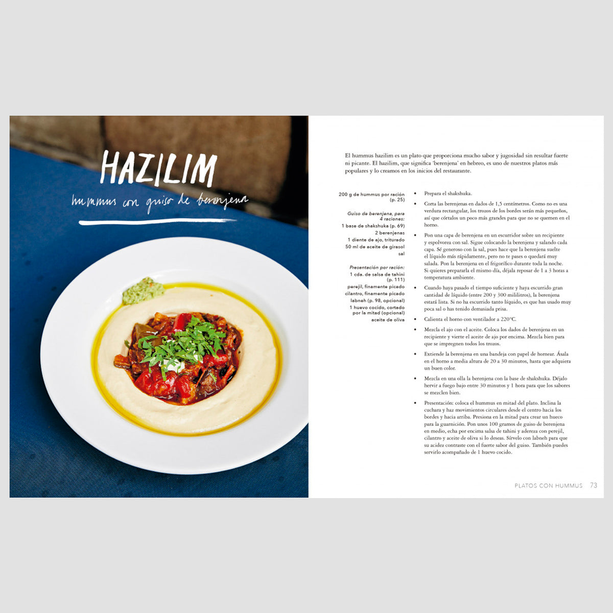 Libro - "Hummus" de Malin y Nimrod Regev