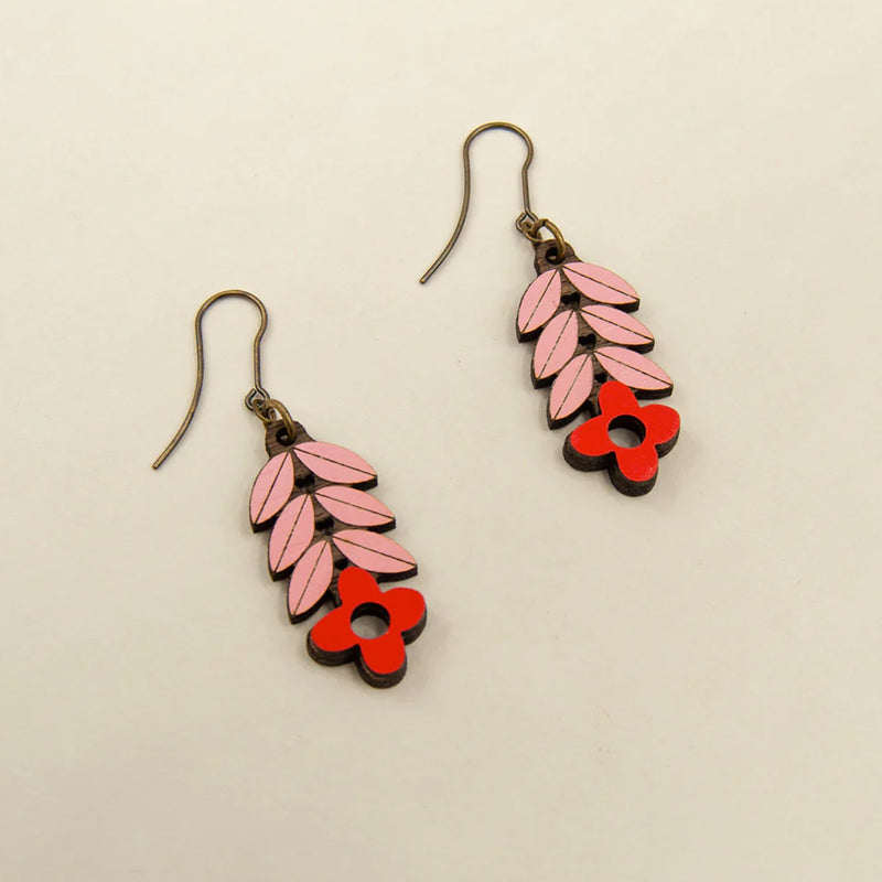 Pendientes Materia Rica - Hygge Flower Pink