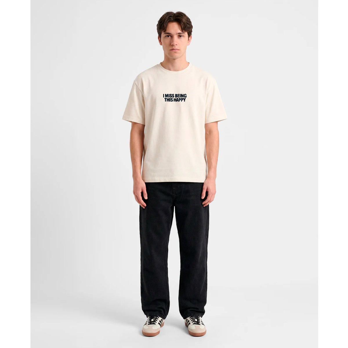 Camiseta Nostalgic Apparel - "I miss being this happy" 🍦