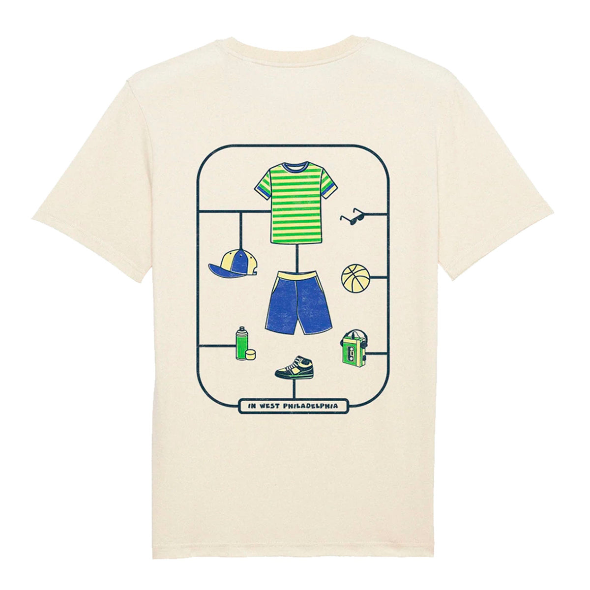 Camiseta Nostalgic Apparel - "In West Philadelphia"