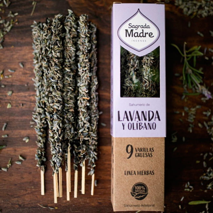 Incienso Sagrada Madre - Lavanda y Olíbano