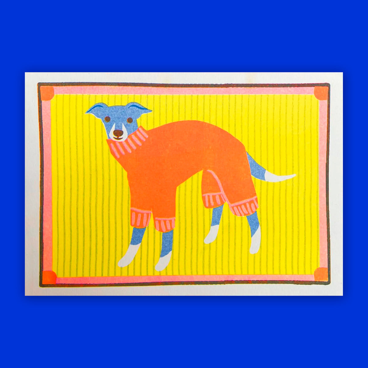 Print de Naomi Wilkinson A5 - "Italian Greyhound"