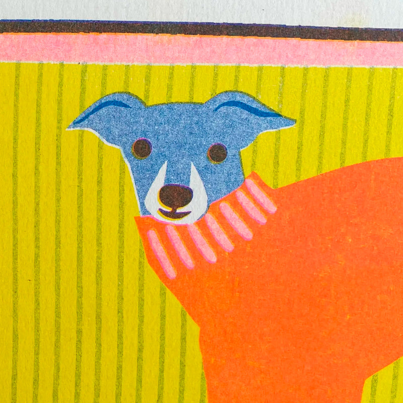 Print de Naomi Wilkinson A5 - "Italian Greyhound"