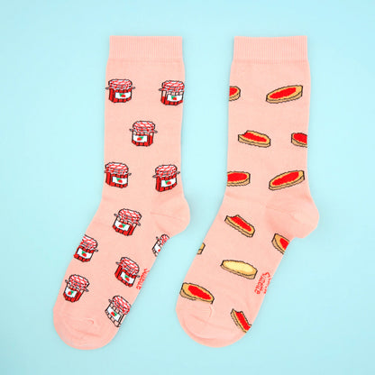 Calcetines - Mermelada y Tostadas 🍓🍞
