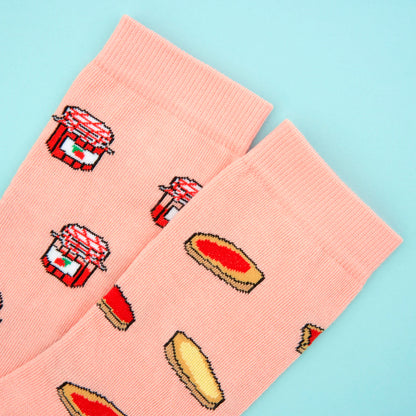 Calcetines - Mermelada y Tostadas 🍓🍞