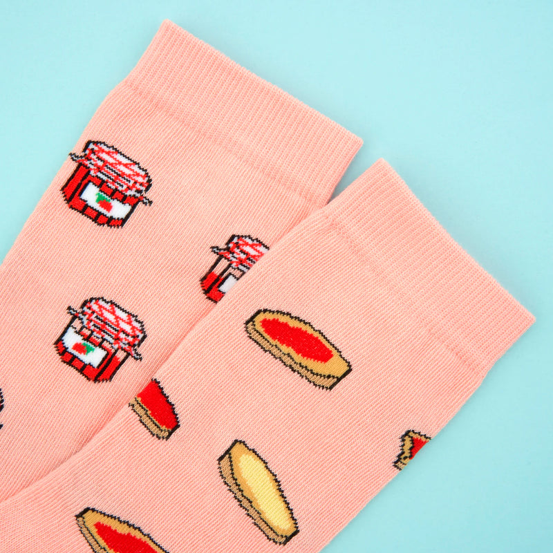 Calcetines - Mermelada y Tostadas 🍓🍞