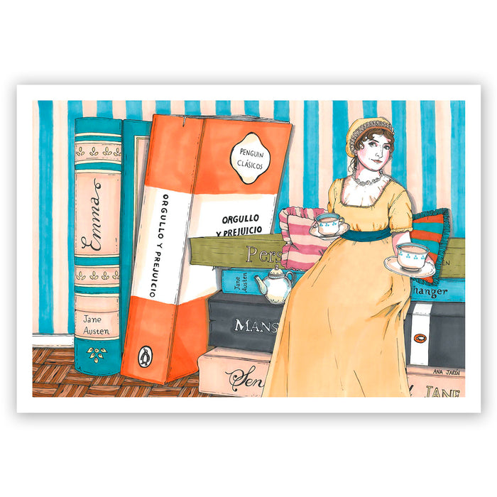 Print de Ana Jarén A4 - "Jane" 📚