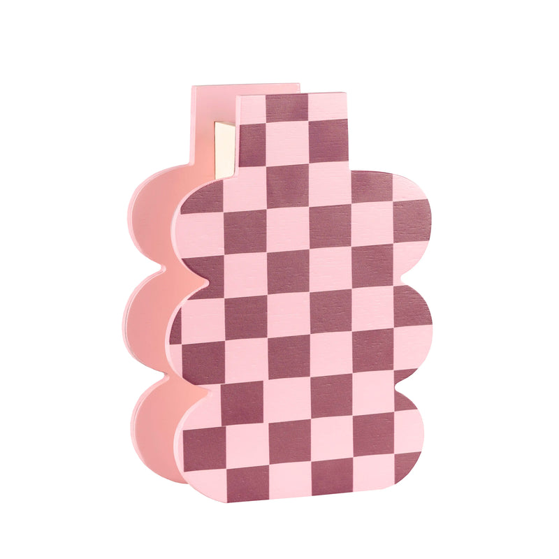 Jarrón - Pink Check