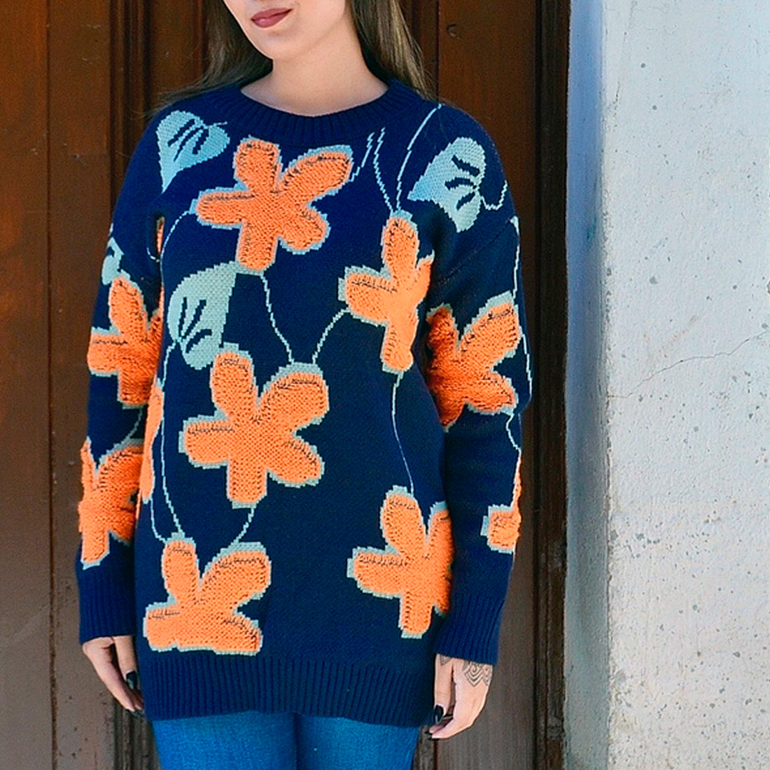 Jersey - Flores Textura