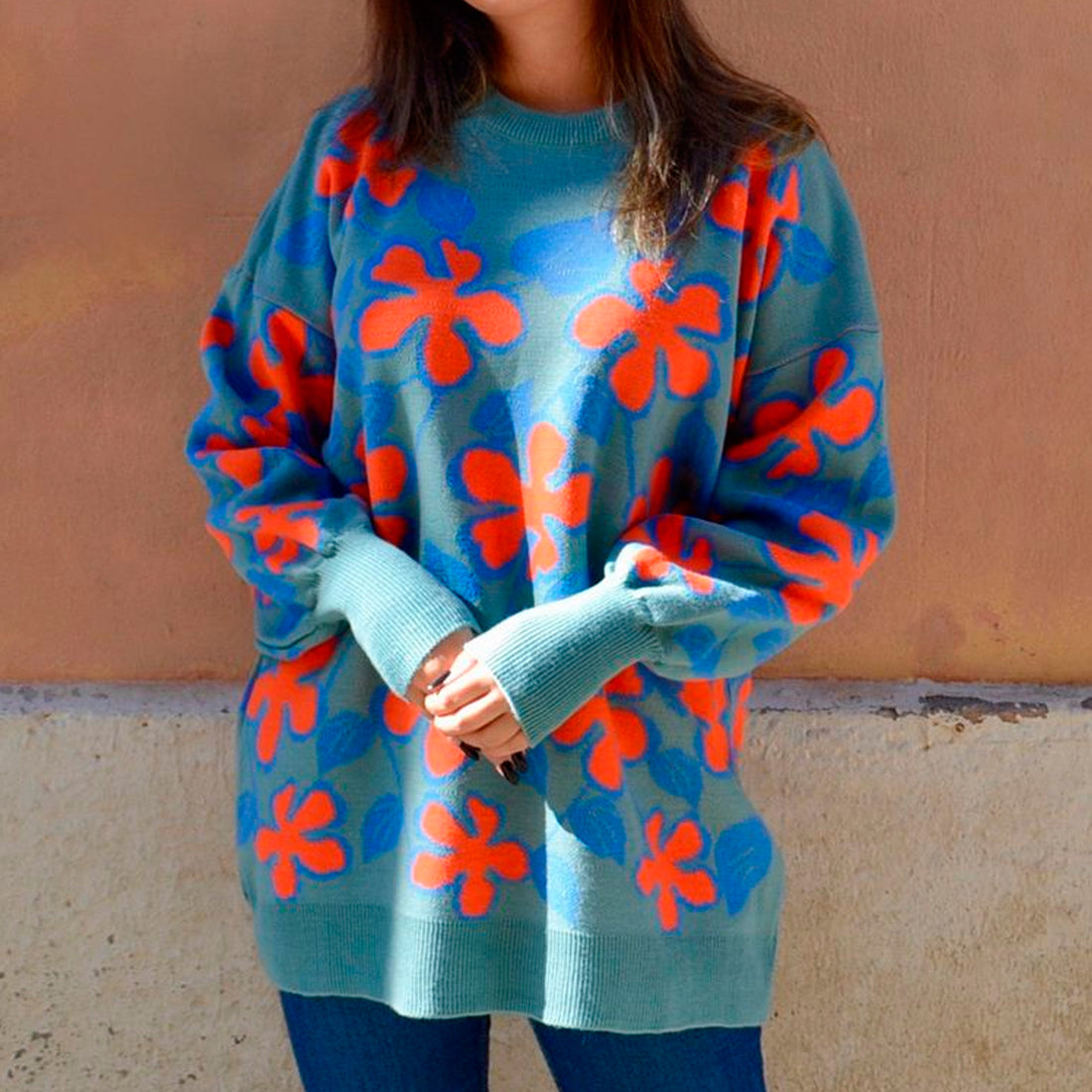 Jersey - Flores Naranja