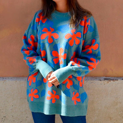 Jersey - Flores Naranja