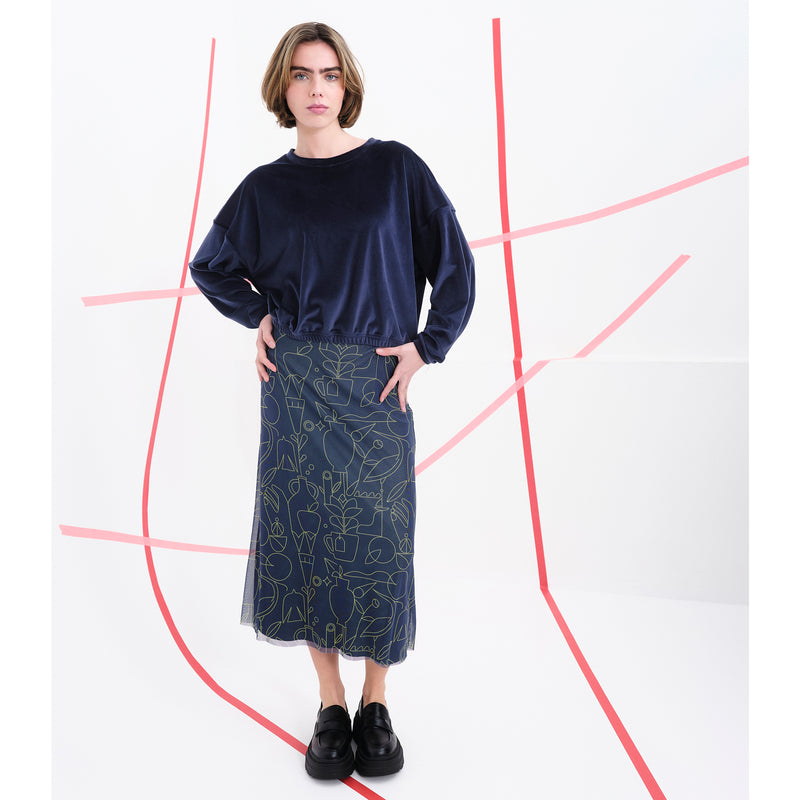 Jersey Béhulah - Sorrentino Azul Marino