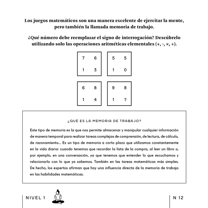 Pasatiempos - Juegos de Memoria para conseguir una Memoria de Elefante