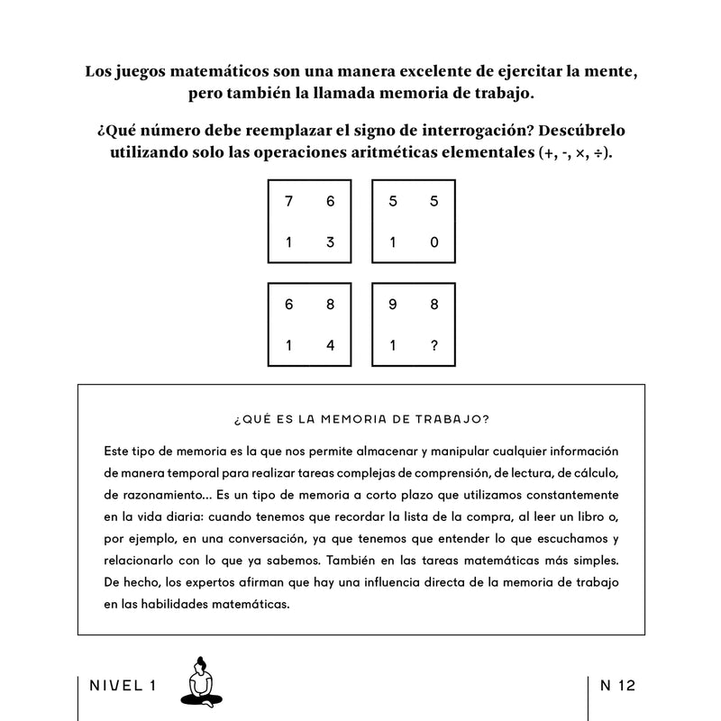 Pasatiempos - Juegos de Memoria para conseguir una Memoria de Elefante